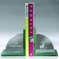 Jade Plain Book Ends